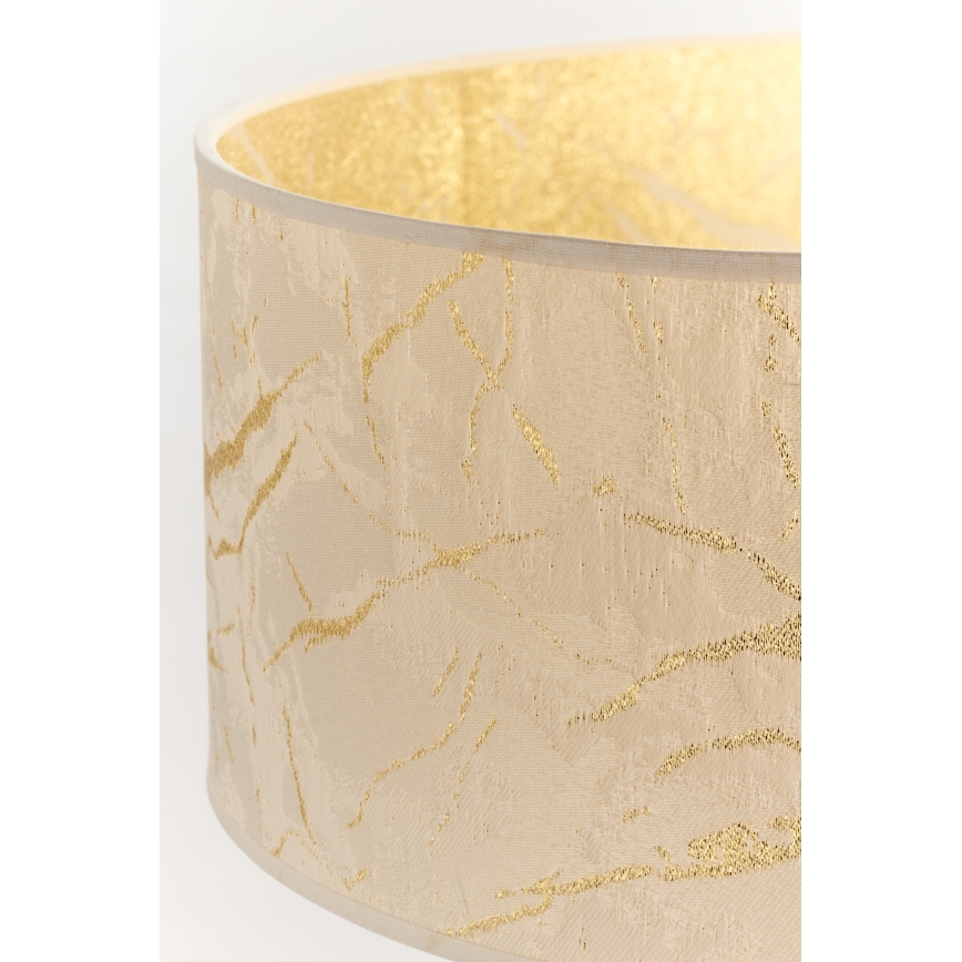 Jupiter 2112 - Bordlampe KASZMIR 1xE27/15W/230V hvid/guld/marmorlook