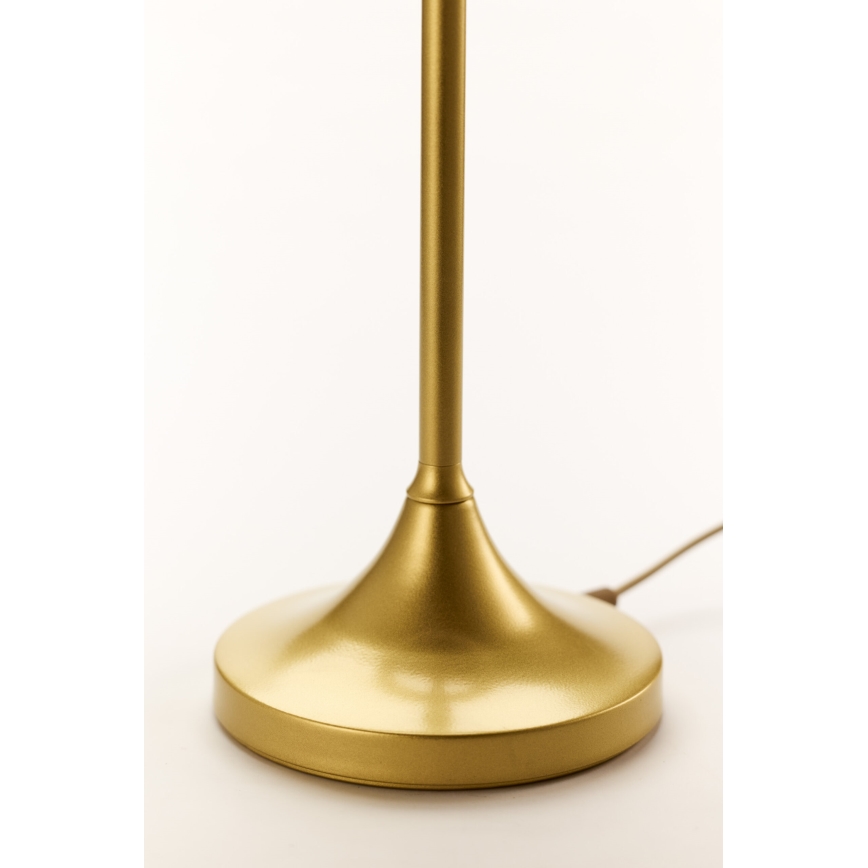 Jupiter 2112 - Bordlampe KASZMIR 1xE27/15W/230V hvid/guld/marmorlook