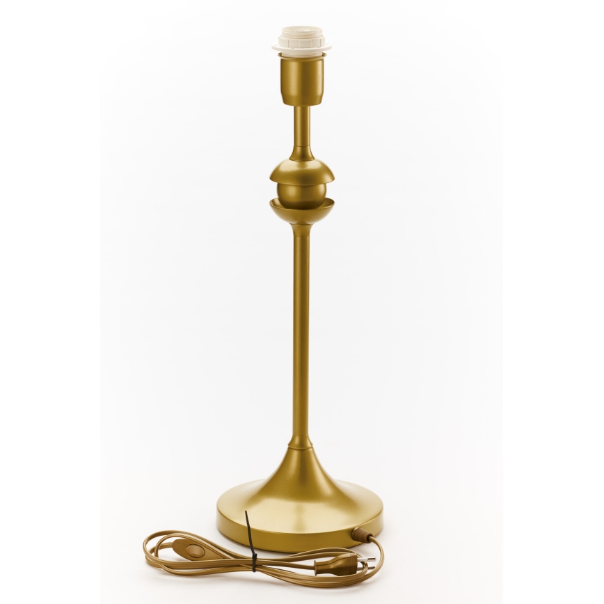 Jupiter 2112 - Bordlampe KASZMIR 1xE27/15W/230V hvid/guld/marmorlook