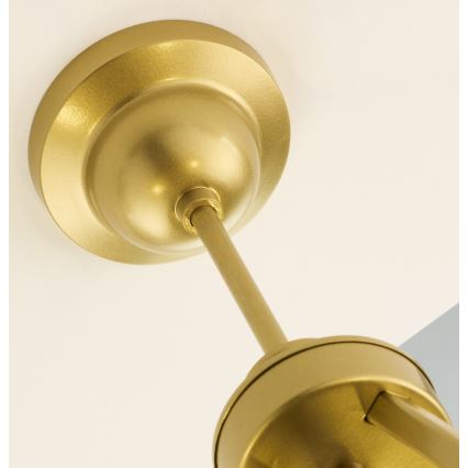 Jupiter 2114 - Lysekrone på stang KASZMIR 5xE27/15W/230V blå/guld