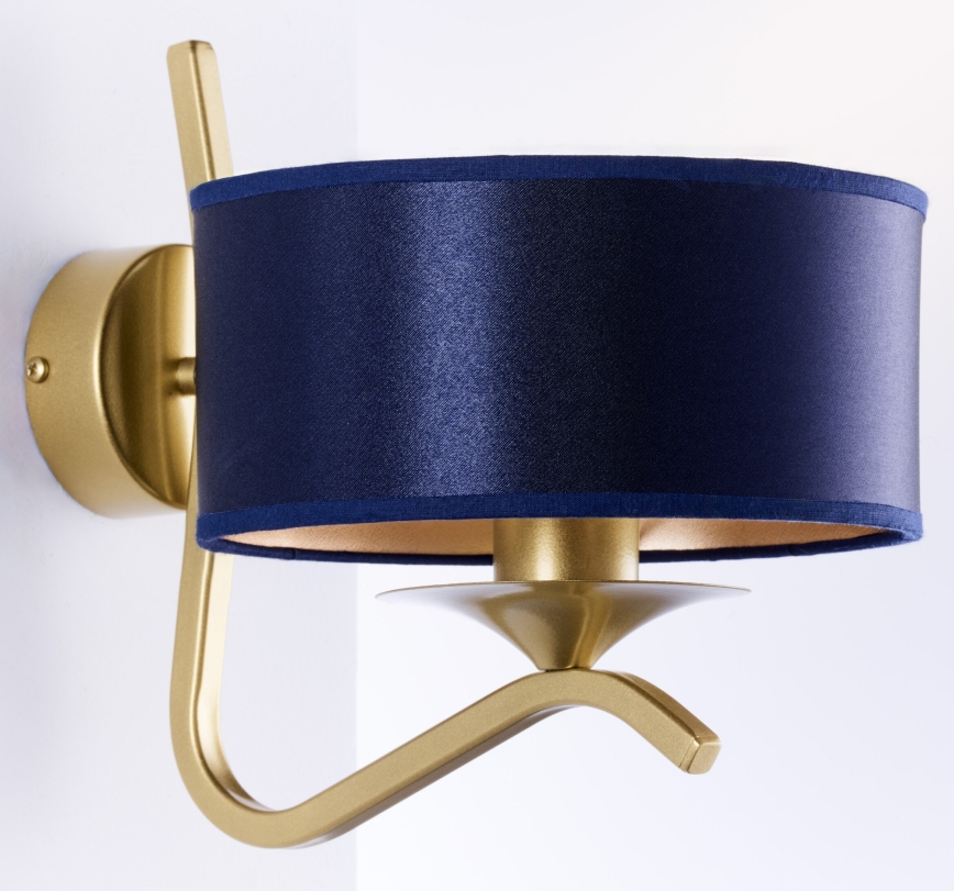Jupiter 2115 - Væglampe KASZMIR 1xE27/15W/230V blå/guld