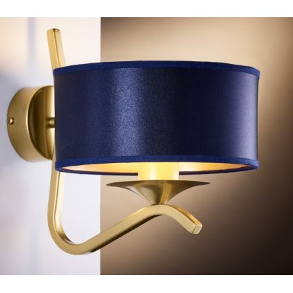 Jupiter 2115 - Væglampe KASZMIR 1xE27/15W/230V blå/guld
