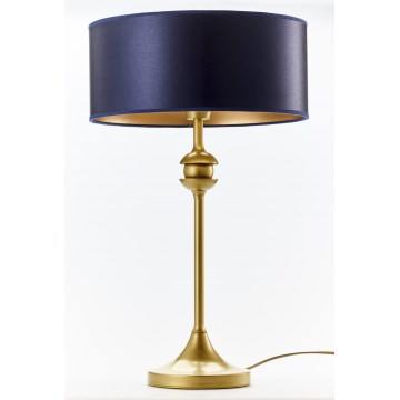 Jupiter 2116 - Bordlampe KASZMIR 1xE27/15W/230V blå/guld