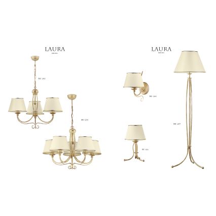 Jupiter 517 - LAL - Bordlampe LAURA 1xE27/60W/230V