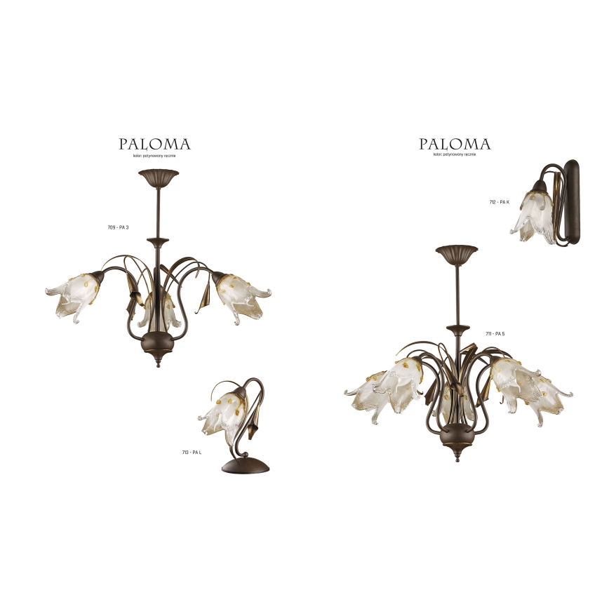 Jupiter 711 - PA5 - Pendellampe PALOMA 5xE27/40W/230V