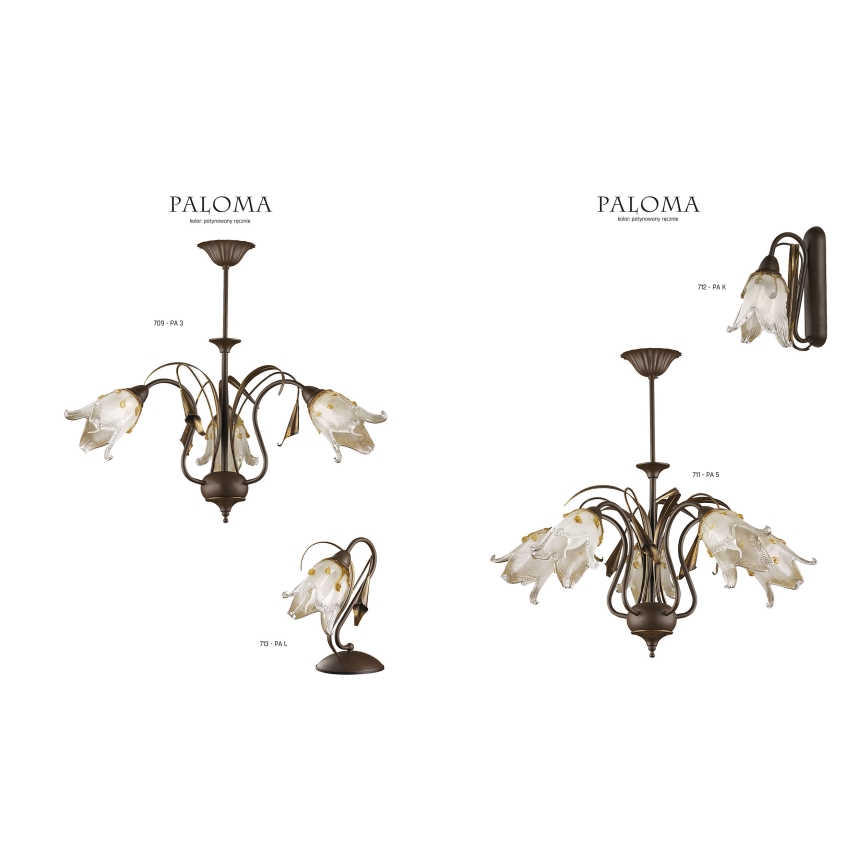 Jupiter 713 - PA L - Bordlampe PALOMA 1xE27/40W/230V