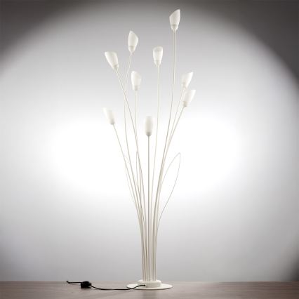 Jupiter - Universelt erstatningsglas GLORIOSA G9 Ø 6,5 cm hvid