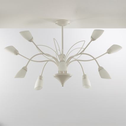 Jupiter - Universelt erstatningsglas GLORIOSA G9 Ø 6,5 cm hvid