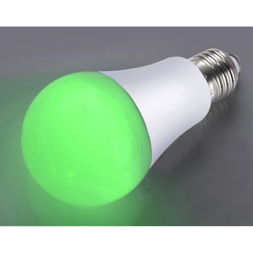 JUST LIGHT. 08132-43 - LED-pære LILUCO E27/4W/230V grøn