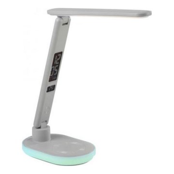 JUST LIGHT. 11018-16 - LED RGBW Dæmpbar touch bordlampe med trådløs opladning TINA LED/4W/230V hvid