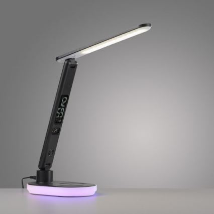 JUST LIGHT. 11018-18 - LED m. RGBW-farver LED bordlampe m. trådløs opladning og touch-funktion dæmpbar TINA LED/4W/230V