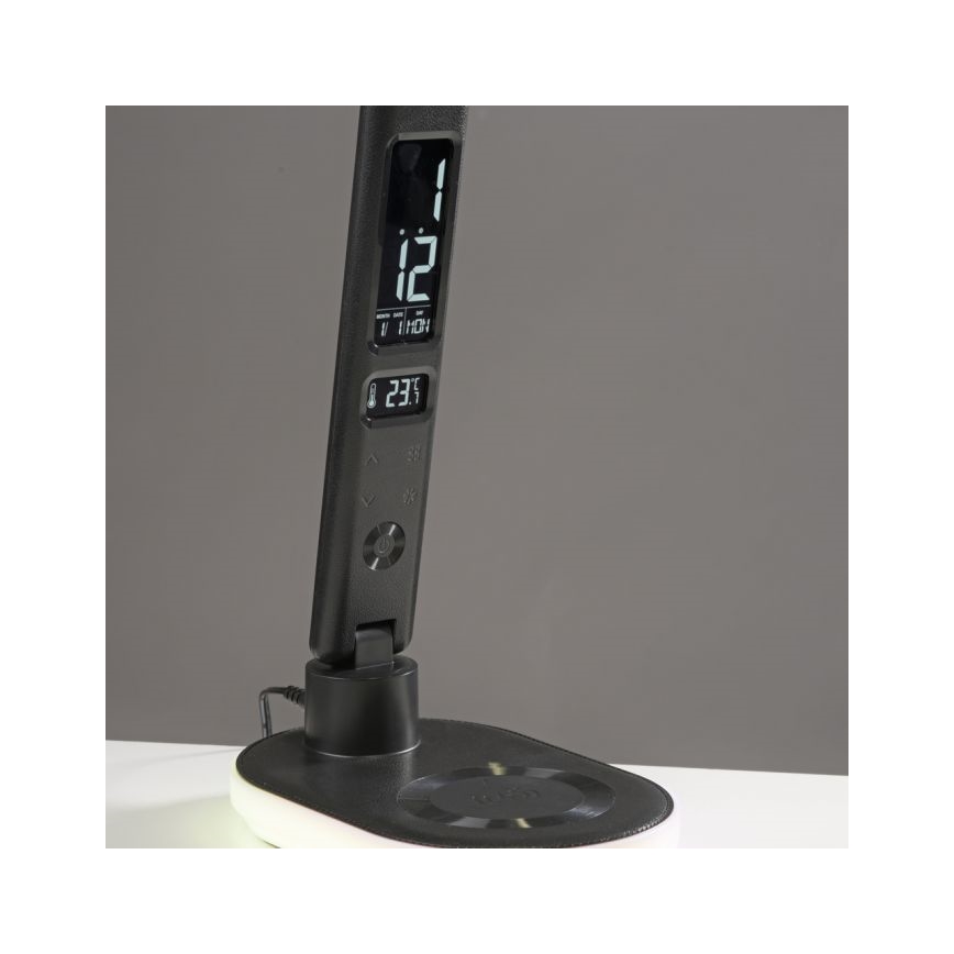JUST LIGHT. 11018-18 - LED m. RGBW-farver LED bordlampe m. trådløs opladning og touch-funktion dæmpbar TINA LED/4W/230V
