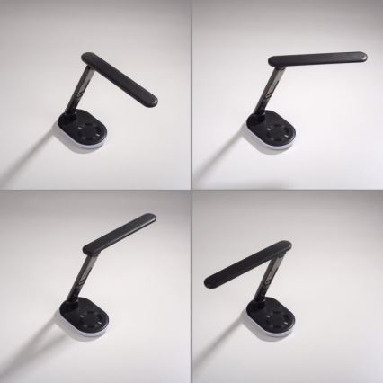 JUST LIGHT. 11018-18 - LED m. RGBW-farver LED bordlampe m. trådløs opladning og touch-funktion dæmpbar TINA LED/4W/230V