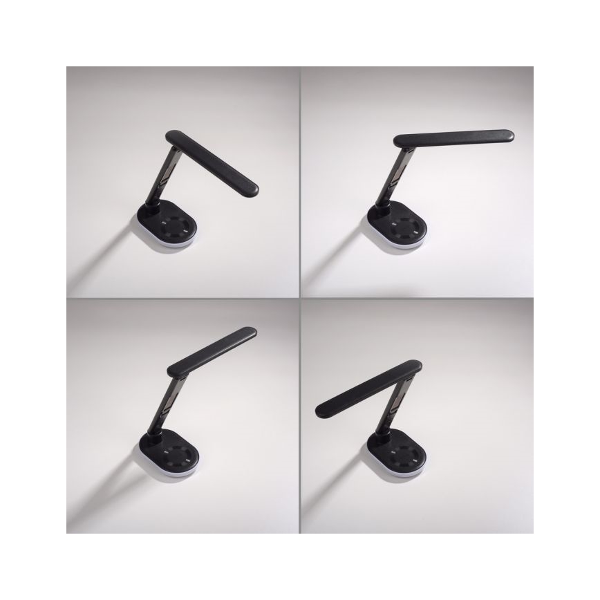 JUST LIGHT. 11018-18 - LED m. RGBW-farver LED bordlampe m. trådløs opladning og touch-funktion dæmpbar TINA LED/4W/230V