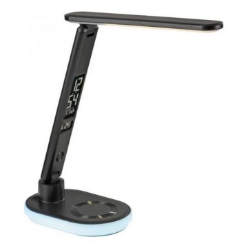 JUST LIGHT. 11018-18 - LED m. RGBW-farver LED bordlampe m. trådløs opladning og touch-funktion dæmpbar TINA LED/4W/230V