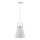 JUST LIGHT. 11060-16 - Pendel EVA 1xE27/60W/230V diameter 26,5 cm hvid