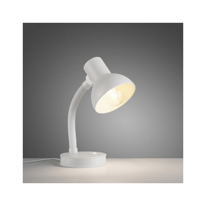 JUST LIGHT. 11080-16 - FLEXI Bordlampe 1xE27/25W/230V Hvid