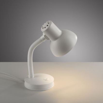 JUST LIGHT. 11080-16 - FLEXI Bordlampe 1xE27/25W/230V Hvid