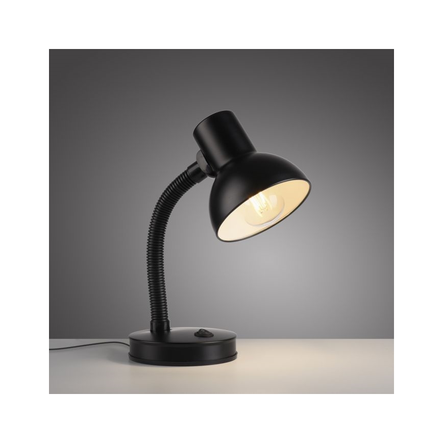 JUST LIGHT. 11080-18 - Fleksibel bordlampe FLEXI 1xE27/25W/230V sort