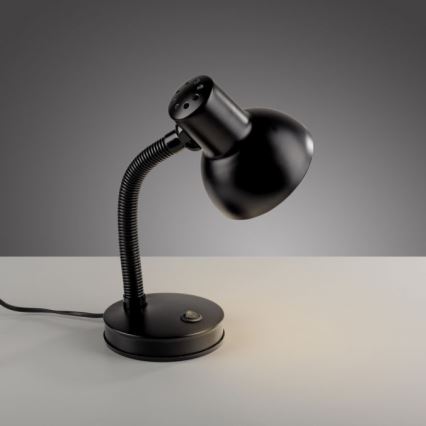 JUST LIGHT. 11080-18 - Fleksibel bordlampe FLEXI 1xE27/25W/230V sort