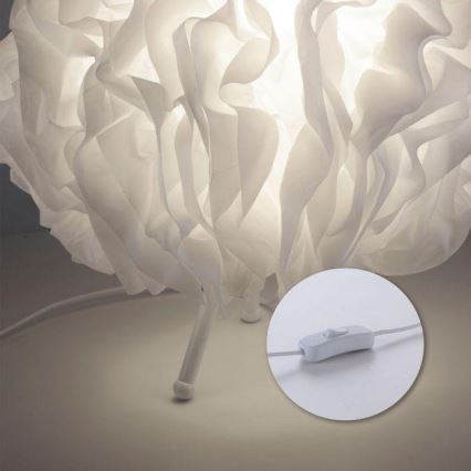 JUST LIGHT. 11211-16 - LED bordlampe m. RGBW-farver dæmpbar NAOMI 1xE27/10W/230V 2700-5000K + fjernbetjening