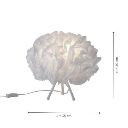 JUST LIGHT. 11211-16 - LED bordlampe m. RGBW-farver dæmpbar NAOMI 1xE27/10W/230V 2700-5000K + fjernbetjening