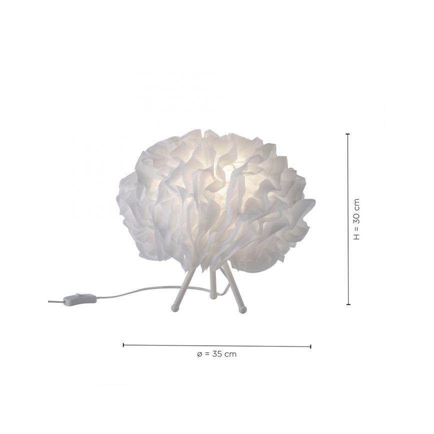 JUST LIGHT. 11211-16 - LED bordlampe m. RGBW-farver dæmpbar NAOMI 1xE27/10W/230V 2700-5000K + fjernbetjening