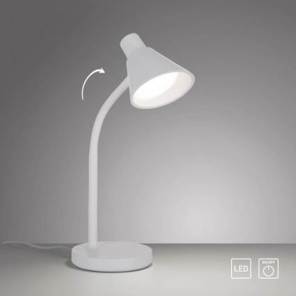 JUST LIGHT. 11248-16 - LED Fleksibel skrivebordslampe PIXIE LED/4,5W/230V hvid