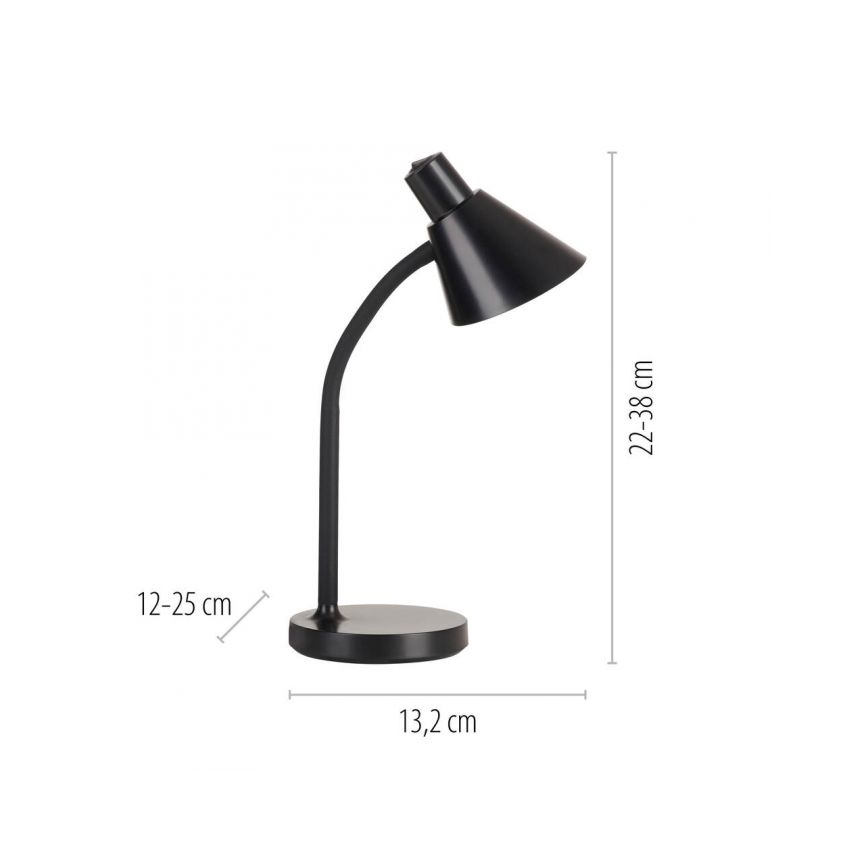 JUST LIGHT. 11248-18 - LED Fleksibel Bordlampe PIXIE LED/4,5W/230V Sort