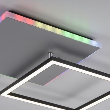 JUST LIGHT. 11327-95 - LED loftlampe m. RGBW-farver dæmpbar RENDA LED/31W/230V 2700-5000K + fjernbetjening