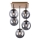 JUST LIGHT. 11395-79 - Pendellampe WIDOW 5xE14/25W/230V eg