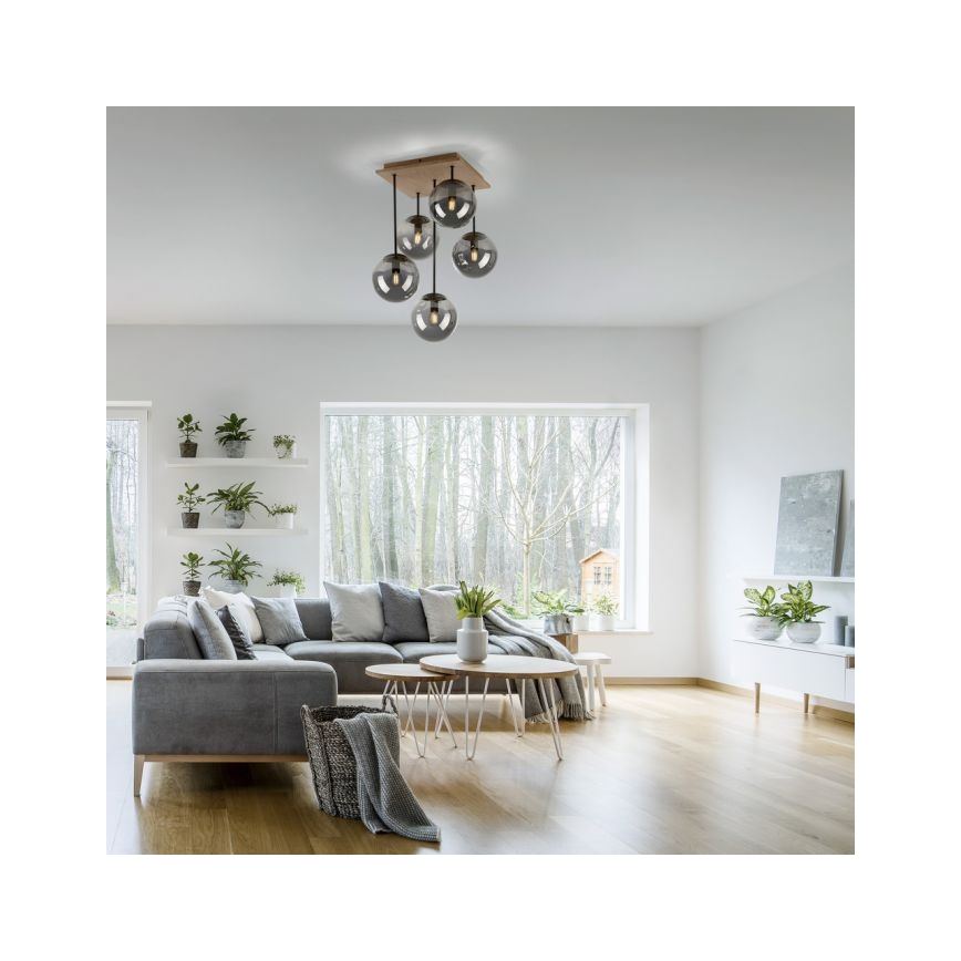 JUST LIGHT. 11395-79 - Pendellampe WIDOW 5xE14/25W/230V eg