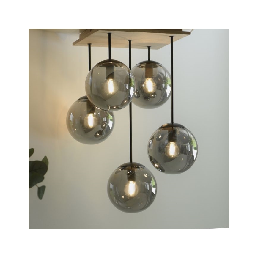 JUST LIGHT. 11395-79 - Pendellampe WIDOW 5xE14/25W/230V eg