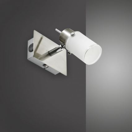 JUST LIGHT. 11931-55 - LED vægspot MAX 1xGU10/4W/230V mat krom