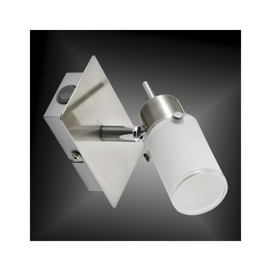 JUST LIGHT. 11931-55 - LED vægspot MAX 1xGU10/4W/230V mat krom