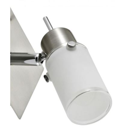JUST LIGHT. 11931-55 - LED vægspot MAX 1xGU10/4W/230V mat krom