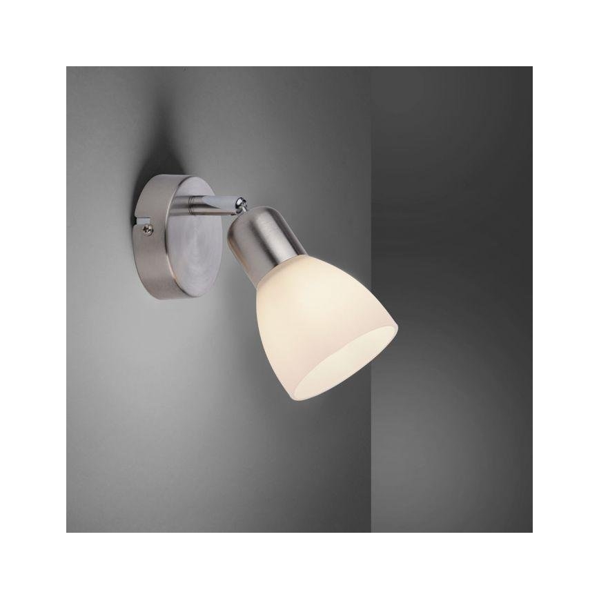 JUST LIGHT. 11951-55 - Vægspot KARO 1xE14/40W/230V mat krom