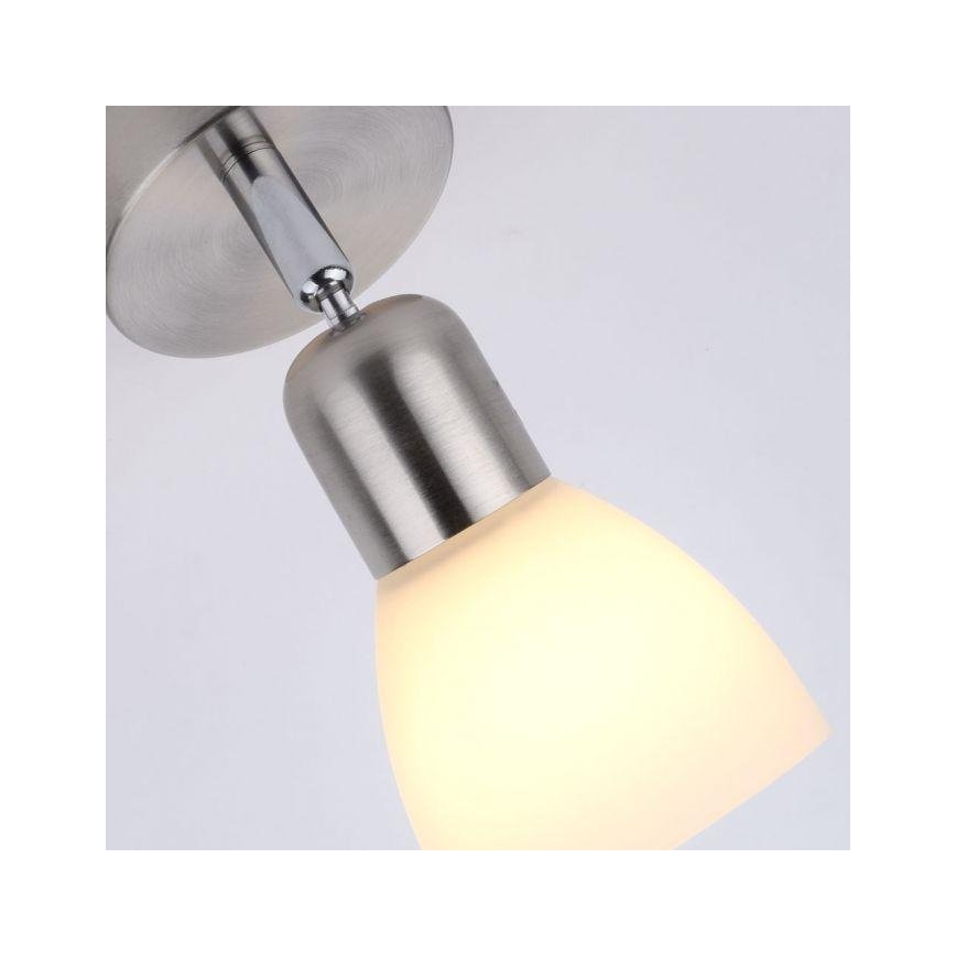 JUST LIGHT. 11951-55 - Vægspot KARO 1xE14/40W/230V mat krom
