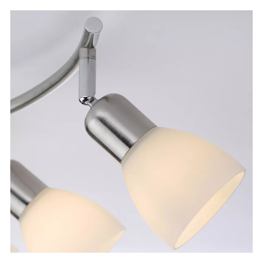 JUST LIGHT. 11952-55 - Spotlampe KARO 2xE14/40W/230V mat krom