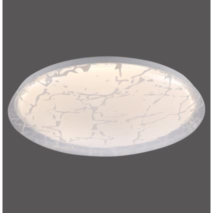 JUST LIGHT. 14008-16 - Dæmpbar LED-loftlampe ART PLAFO LED/20W/230V 2700-6500K Ø 38 cm hvid + fjernbetjening