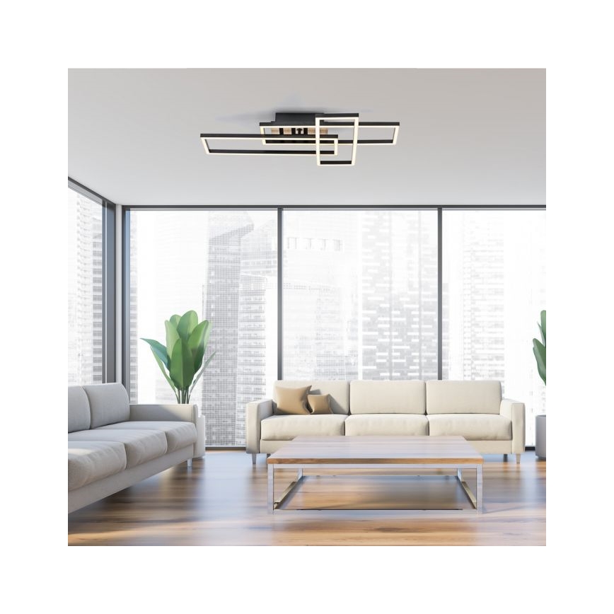 JUST LIGHT. 14051-79 - LED loftlampe AKUSTIKA LED/20,5W/230V eg/sort