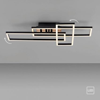 JUST LIGHT. 14051-79 - LED loftlampe AKUSTIKA LED/20,5W/230V eg/sort