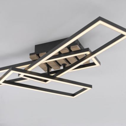 JUST LIGHT. 14051-79 - LED loftlampe AKUSTIKA LED/20,5W/230V eg/sort