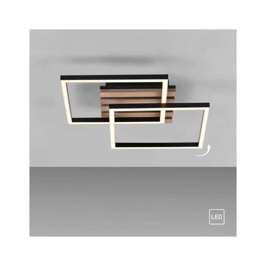 JUST LIGHT. 14053-79 - LED-loftlampe AKUSTIKA LED/15W/230V eg/sort