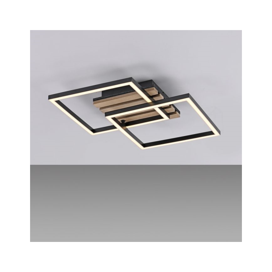 JUST LIGHT. 14053-79 - LED-loftlampe AKUSTIKA LED/15W/230V eg/sort