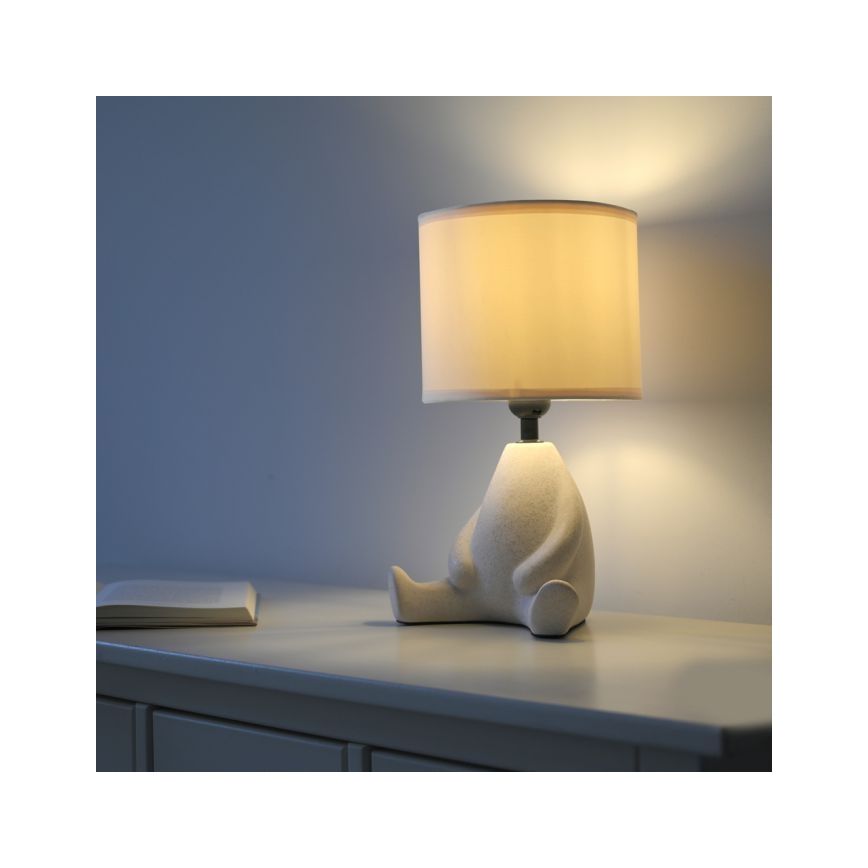 JUST LIGHT. 14190-39 - Bordlampe TED 1xE27/25W/230V beige
