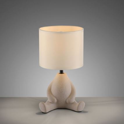 JUST LIGHT. 14190-39 - Bordlampe TED 1xE27/25W/230V beige