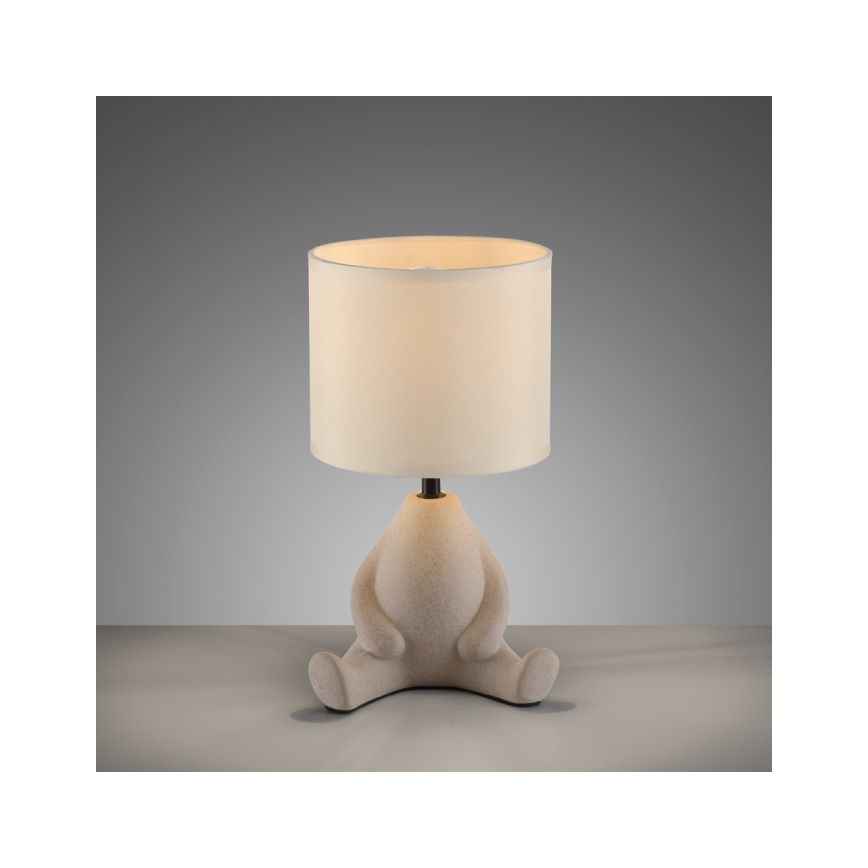JUST LIGHT. 14190-39 - Bordlampe TED 1xE27/25W/230V beige