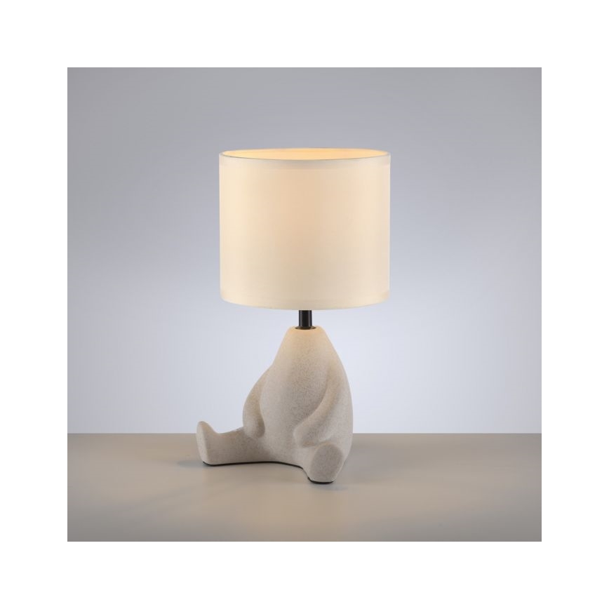 JUST LIGHT. 14190-39 - Bordlampe TED 1xE27/25W/230V beige