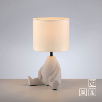 JUST LIGHT. 14190-39 - Bordlampe TED 1xE27/25W/230V beige